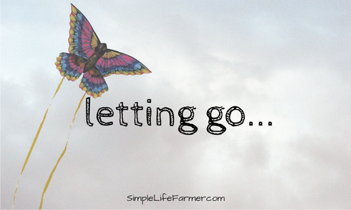 letting go…